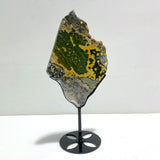 Unique 8th Vein Ocean Jasper Slab With Stand #1