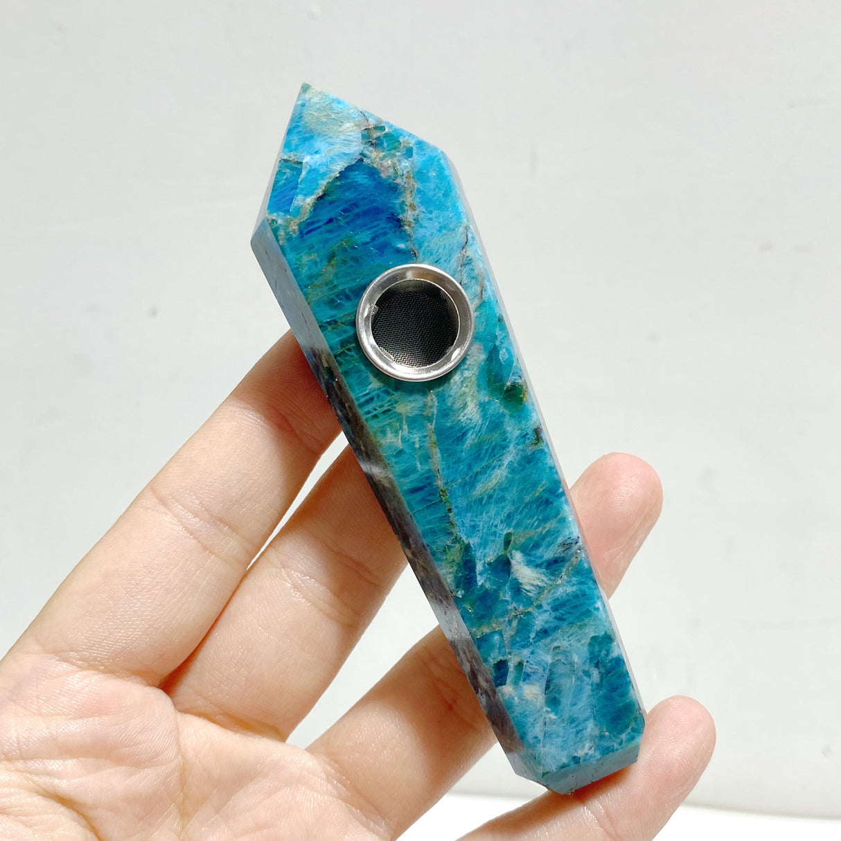20 Types Crystal Pipes Fluorite Blue Apatite Wholesale