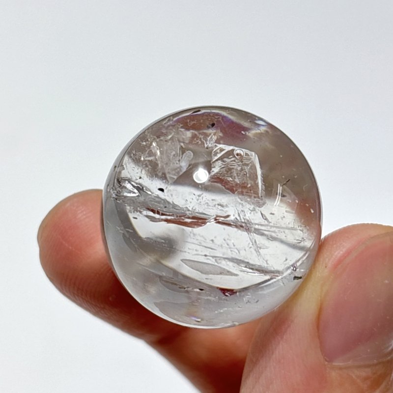 Enhydro Quartz Sphere With Moving Bubble - Wholesale Crystals