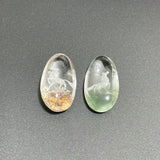 2 Pieces Horse Garden Quartz Inner Scene Carving