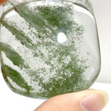 Unique Green Garden Quartz Chinese Dragon Carving For Making Jewelry DIY Pendant