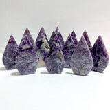 13 Pieces Spark Lepidolite Arrow Head Shape