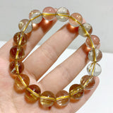 High Grade Gold Rutile Quartz Crystal Bracelet