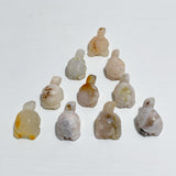 Mini Sakura Flower Agate Turtle Carving Wholesale