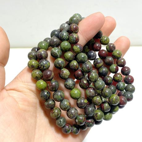 8mm Dragon Blood Stone Bracelets Wholesale