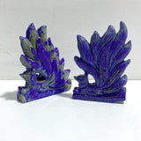 5 Pieces Lapis Lazuli Nine-tailed Fox Carving