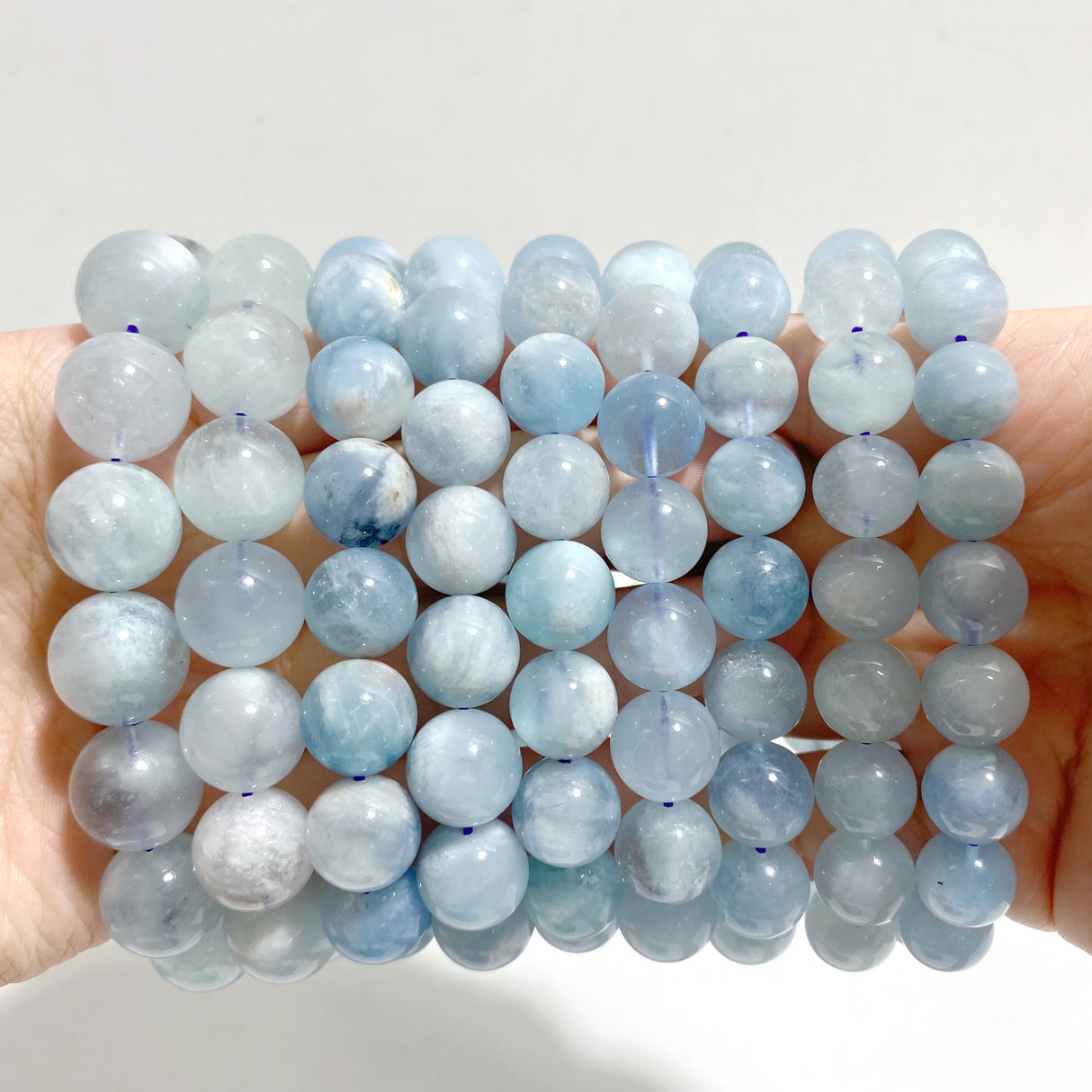 9 Pieces Normal Quality Aquamarine Bracelets