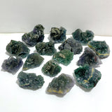 15 Pieces Raw Stone Fluorite Mixed Pyrite