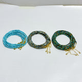 3 Types Mini Beads Necklace Wholesale Indonesia Turquoise Larimar