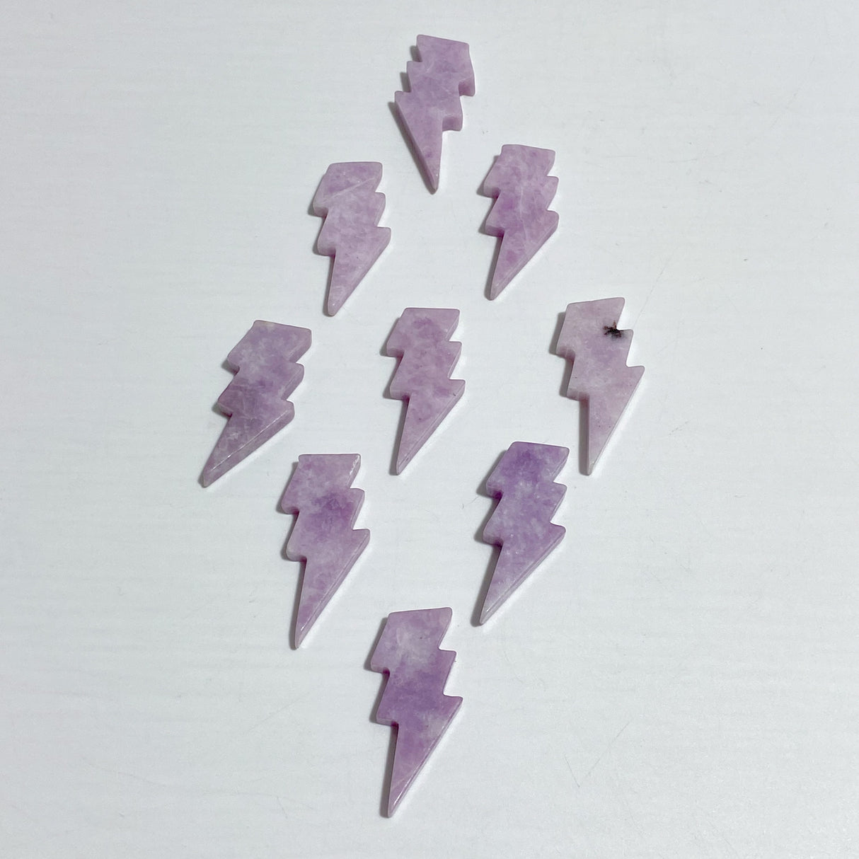 Black Obsidian & Lepidolite Lightning Carving Wholesale
