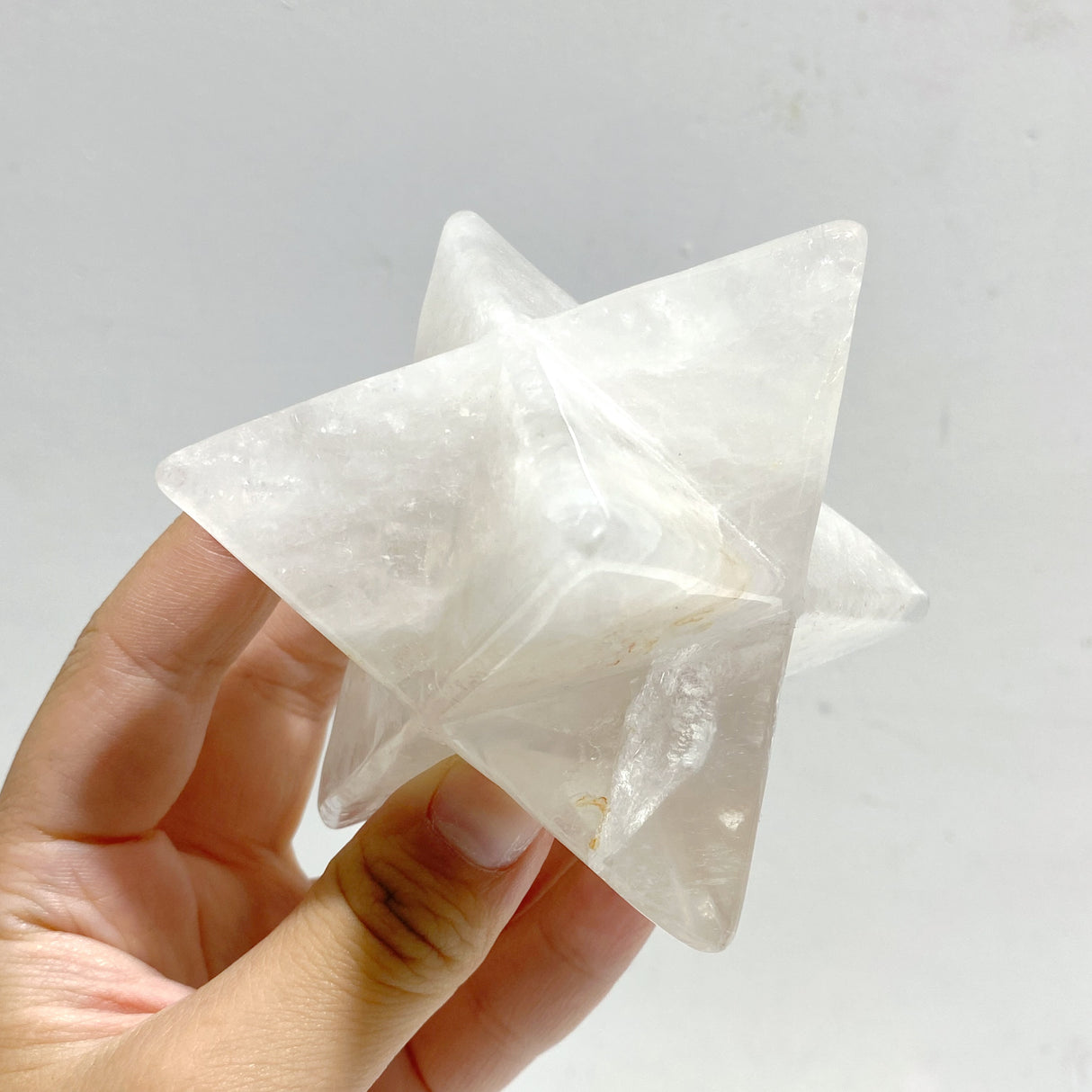 6 Pieces Large Clear Quartz Merkaba