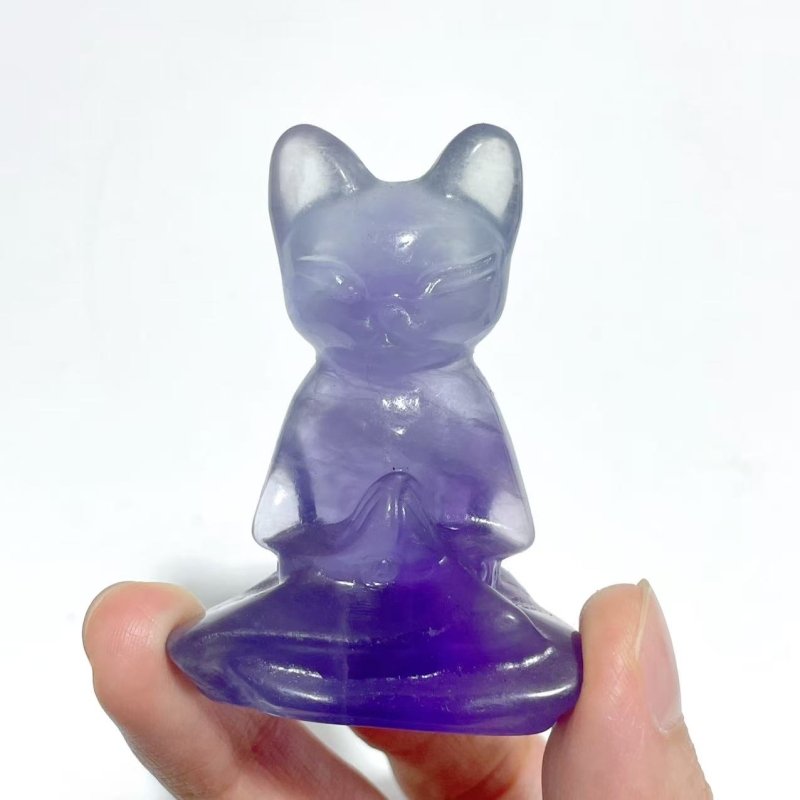 Fluorite Cat Carving Crystals Wholesale - Wholesale Crystals