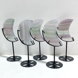 Fluorite Moon Carving With Stand Wholesale -Wholesale Crystals