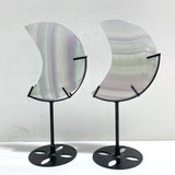 Fluorite Moon Carving With Stand Wholesale -Wholesale Crystals