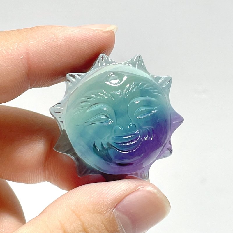 Fluorite Sun Carving Wholesale - Wholesale Crystals