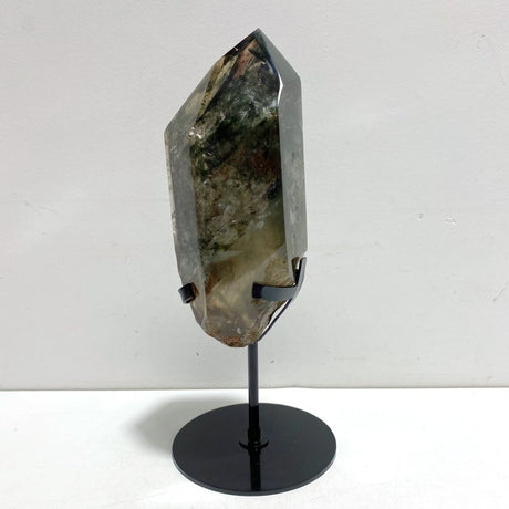 Garden Quartz Raw Bottom Point With Stand 2 - Wholesale Crystals