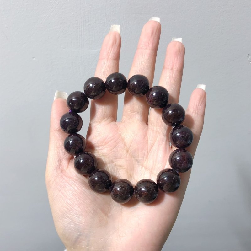 Garnet With Six Star Light Bracelets Wholesale - Wholesale Crystals