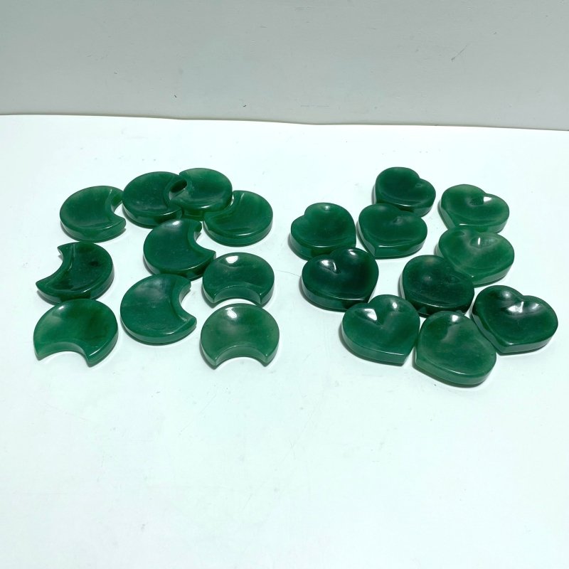 Green Aventurine Heart Moon Bowl Wholesale - Wholesale Crystals