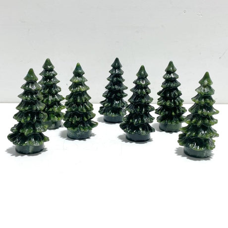 Green Jade Christmas Tree Carving Wholesale - Wholesale Crystals