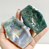 Green Moss Agate Shallow Bowl Coffin Wholesale -Wholesale Crystals