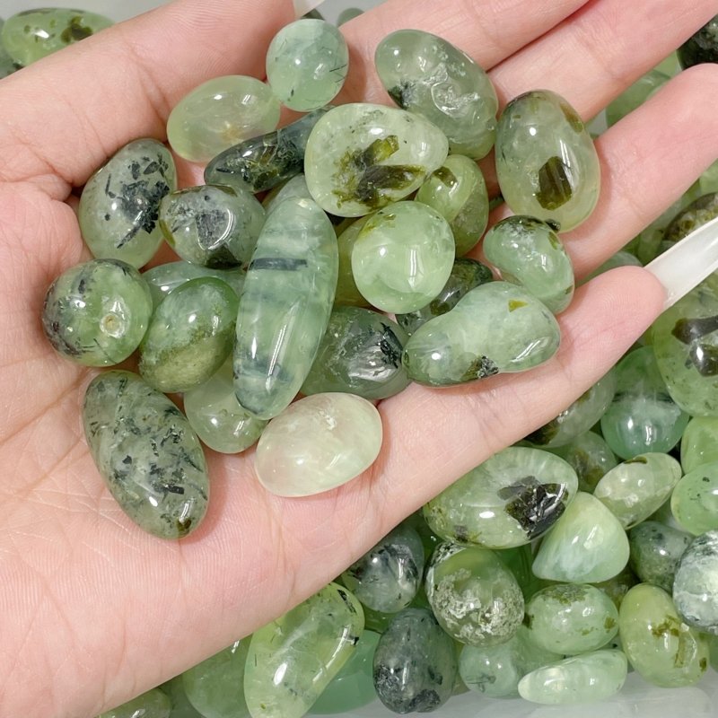 Green Prehnite Gravel Chips Wholesale - Wholesale Crystals