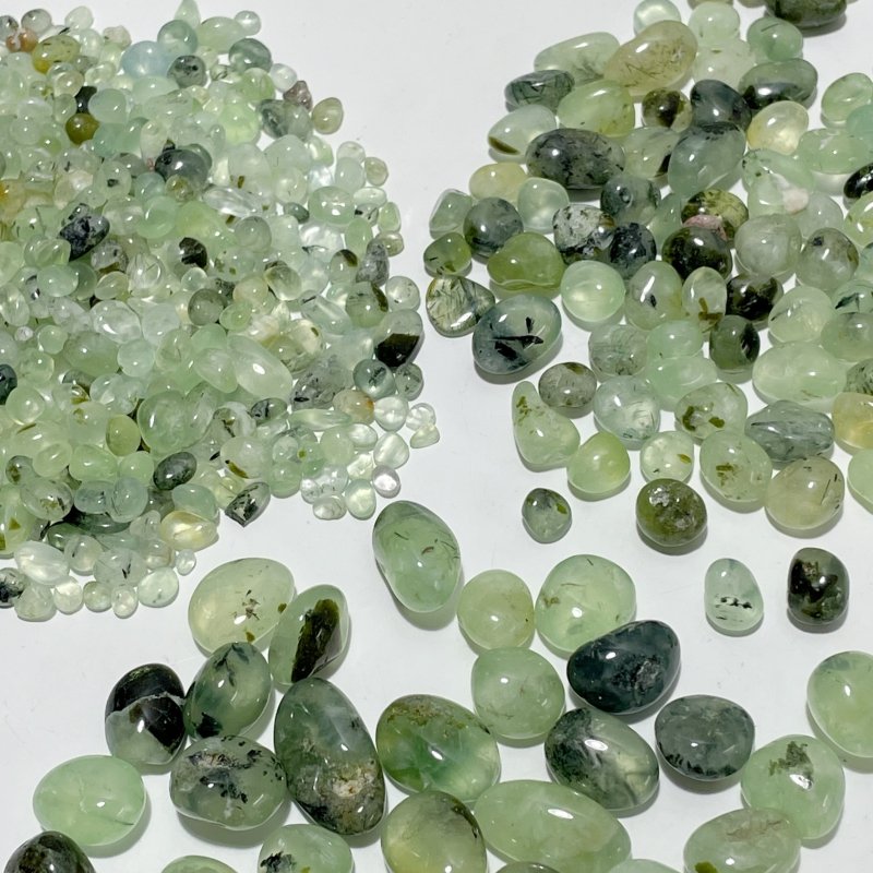 Green Prehnite Gravel Chips Wholesale - Wholesale Crystals