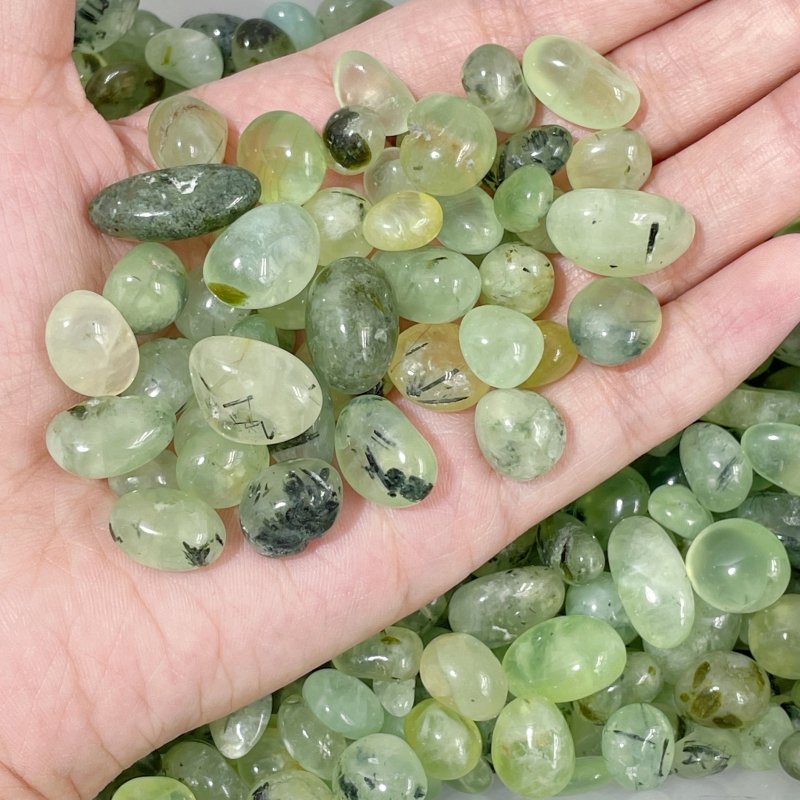 Green Prehnite Gravel Chips Wholesale - Wholesale Crystals