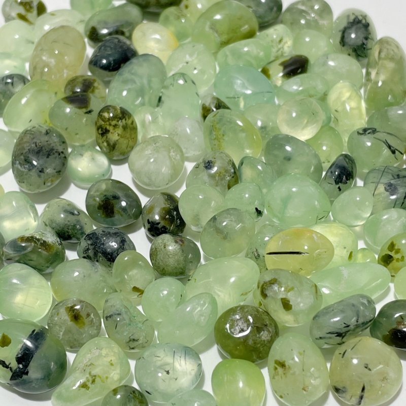 Green Prehnite Gravel Chips Wholesale - Wholesale Crystals