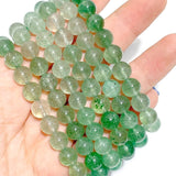 Green Strawberry Quartz Gradient Color Bracelets Wholesale - Wholesale Crystals