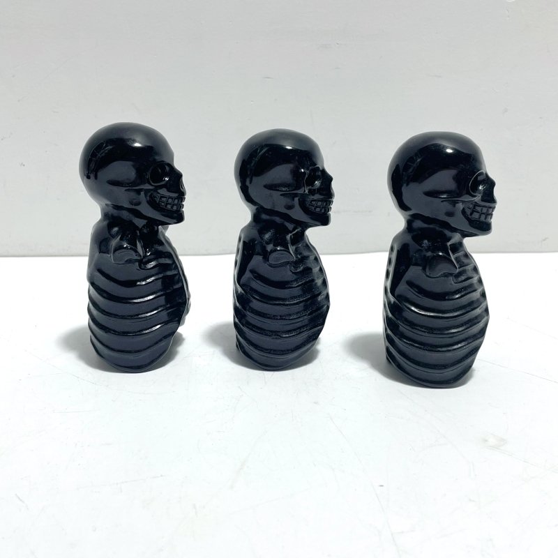 Halloween Obsidian Skull Carving Wholesale - Wholesale Crystals