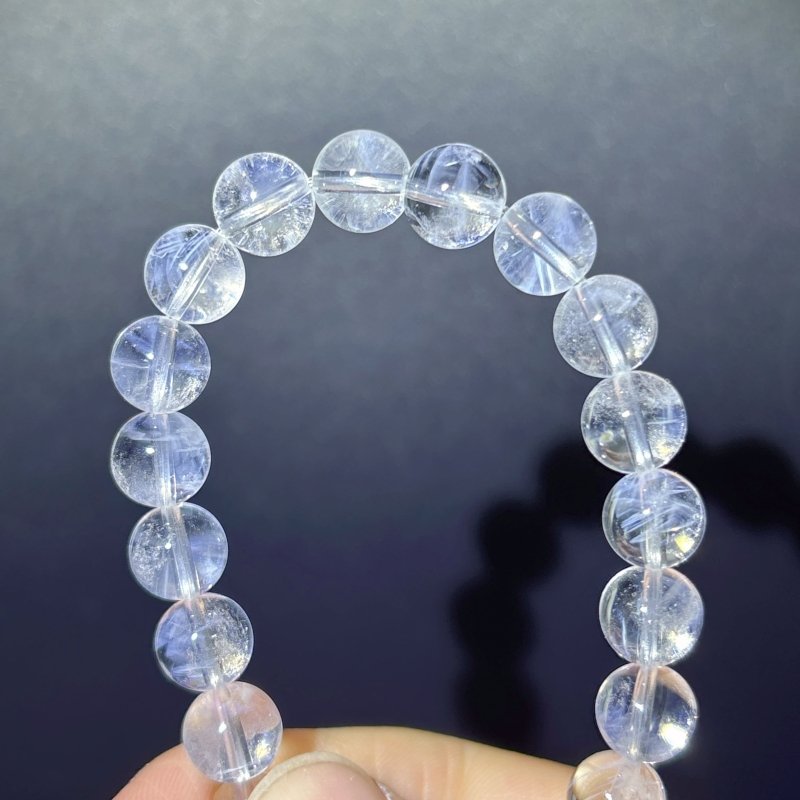 High Grade Blue Angle Feather Quartz Crystal Bracelet(HGUB14) - Wholesale Crystals