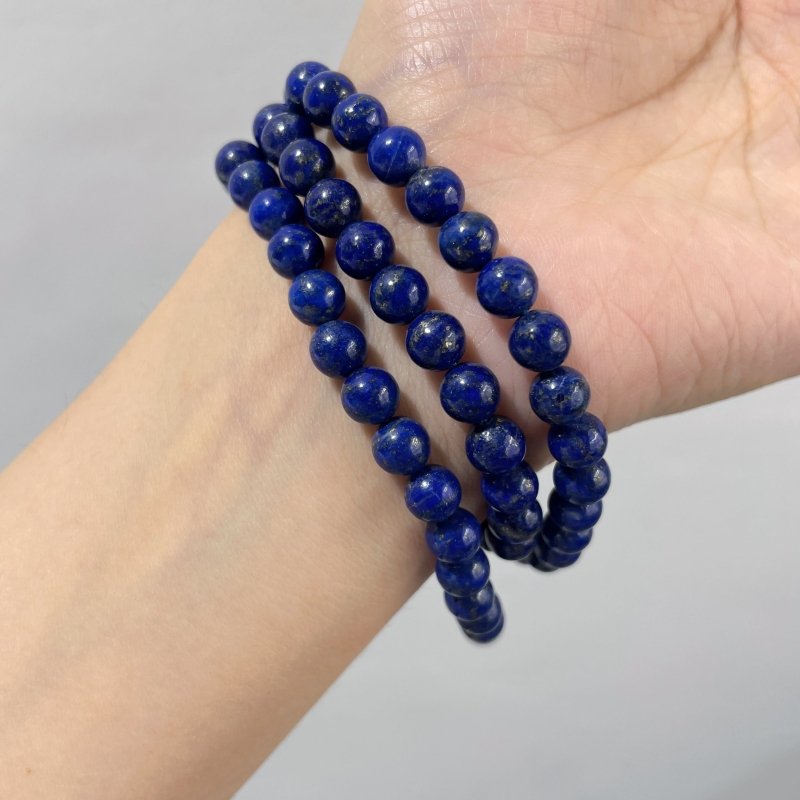 High Quality Lapis Lazuli 3 - Loop Bracelet/Necklace Wholesale - Wholesale Crystals