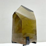 High Quality Large Citrine Mountain Tower Raw Bottom With Stand - Wholesale Crystals