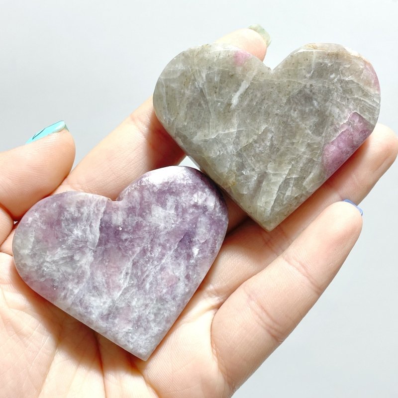 High Quality Red Tourmaline Heart Wholesale - Wholesale Crystals