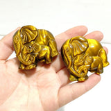High Quality Tiger Eye Elephant Carving Wholesale - Wholesale Crystals