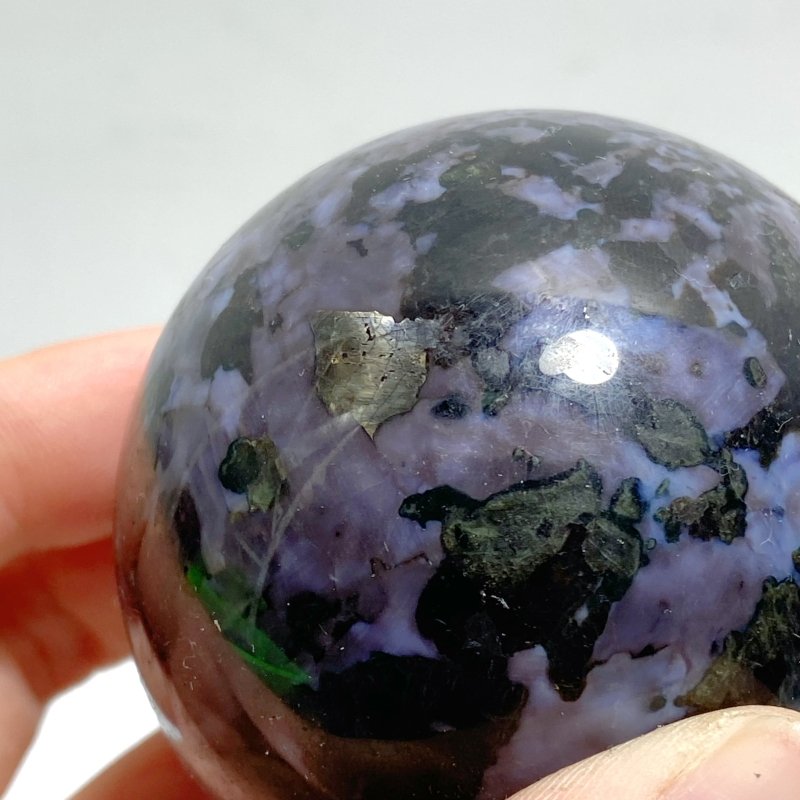 Indigo Gabbro Stone Sphere Ball Wholesale - Wholesale Crystals