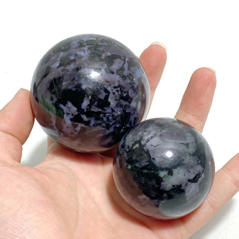 Indigo Gabbro Stone Sphere Ball Wholesale - Wholesale Crystals