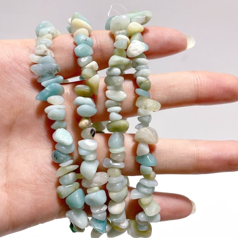 Irregular Crystal Chips Stone DIY Garnet Prehnite Amethyst Loose Beads #4 - Wholesale Crystals