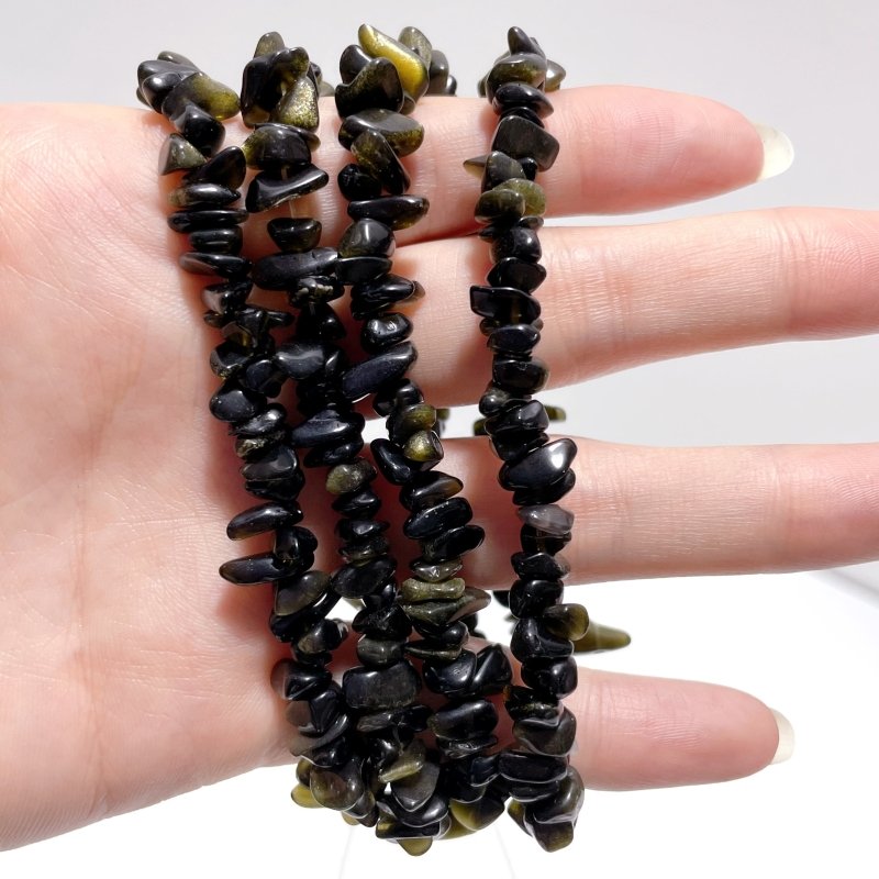 Irregular Crystal Chips Stone DIY Garnet Prehnite Amethyst Loose Beads #4 - Wholesale Crystals