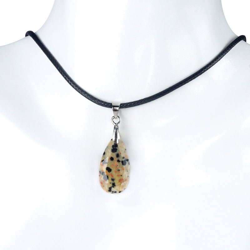 KS1691 - Cut Faceted Diamond Shape Crystal Pendant -Wholesale Crystals