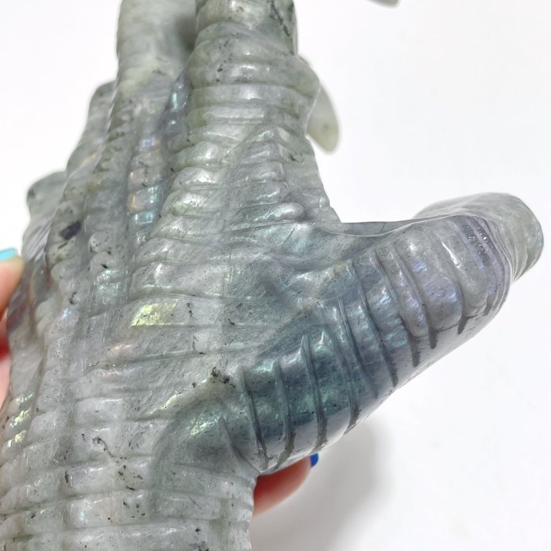 Labradorite Witchcore Demon Hand Carving - Wholesale Crystals