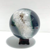 Large 12.5CM Geode Druzy Amethyst Mixed Agate Sphere - Wholesale Crystals