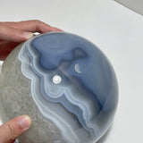 Large 18.5CM Geode Druzy Agate Spheres Ball - Wholesale Crystals