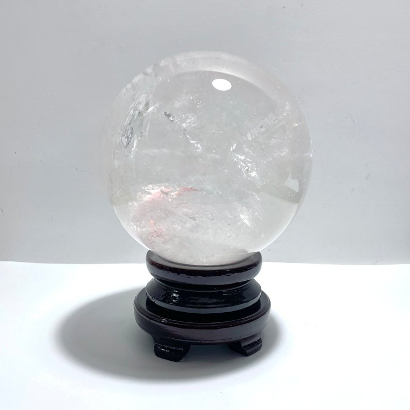 Large 24.5cm Rare Clear Quartz Sphere For Collection - Wholesale Crystals