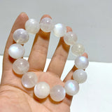 Large Beads 16mm Moonstone Bracelet - Wholesale Crystals