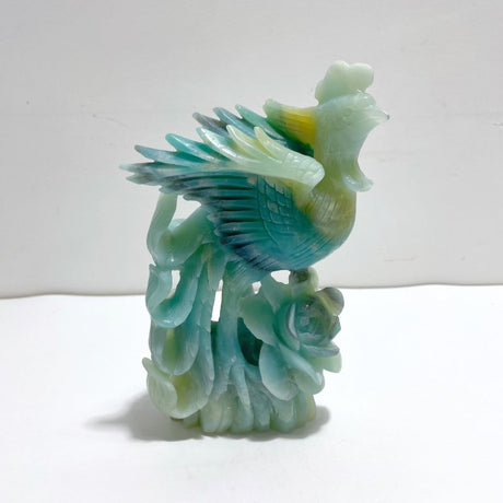 Large Caribbean Calcite Phoenix Carving - Wholesale Crystals