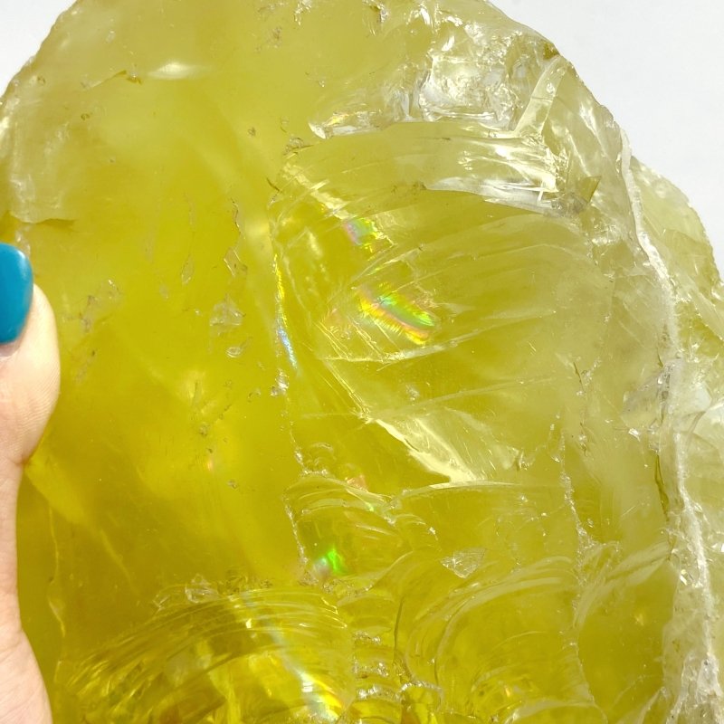 Large Citrine Raw Stone Specimen With Beautiful Rainbow 1 - Wholesale Crystals