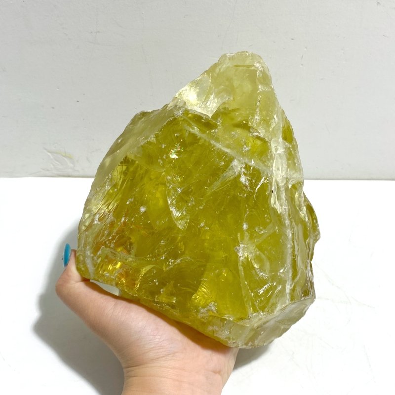 Large Citrine Raw Stone Specimen With Beautiful Rainbow 2 - Wholesale Crystals