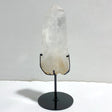 Large Clear Quartz Point Raw Bottom With Stand B3 -Wholesale Crystals