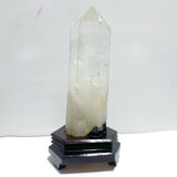 Large Clear Quartz Tower Point Ornaments With Stand - Wholesale Crystals